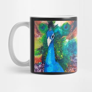 Peacock Splendour Mug